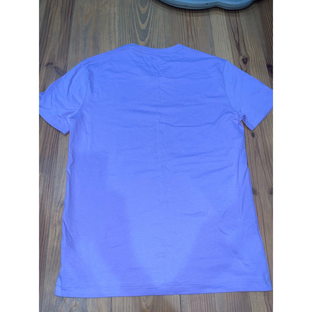 Polo Ralph Lauren Mens V-Neck T-Shirt Purple Short Sleeve Cotton Small - Picture 2 of 9